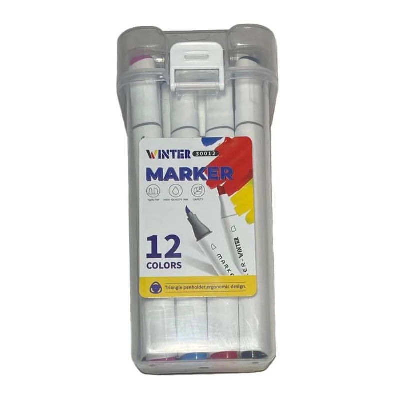 ماژیک راندو تاچ مدل وینتر WINTER بسته 12 رنگ