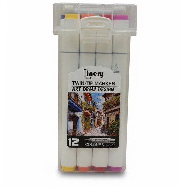 ماژیک راندو تاچ مدل لاینری Linery بسته 12 رنگ